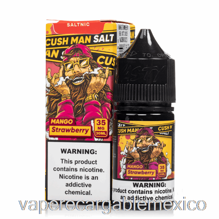 Vape Recargable Cush Man - Mango Fresa - Sal Desagradable - 30ml 50mg